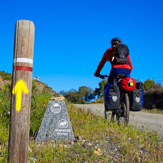 Le chemin de Compostelle à bicyclette