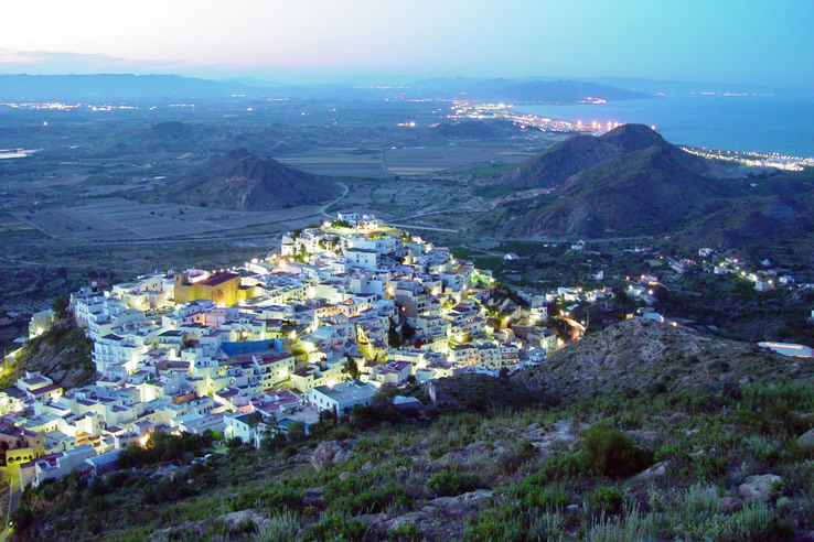 Veduta di Mojácar, Almería (Andalusia) Veduta di Mojácar, Almería (Andalusia)