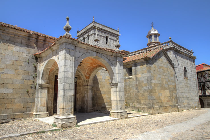 Église paroissiale Notre-Dame de l'Assomption, à La Alberca (province de Salamanque, Castille-León) Église paroissiale Notre-Dame de l'Assomption, à La Alberca (province de Salamanque, Castille-León)