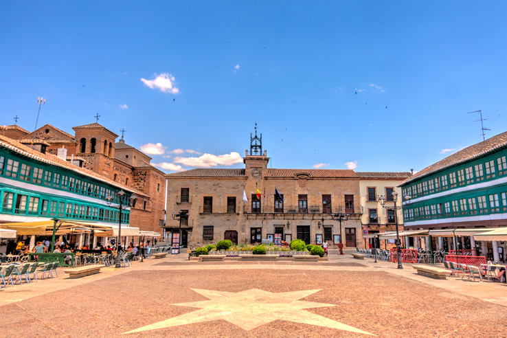 Plaza Mayor w Almagro. Ciudad Real