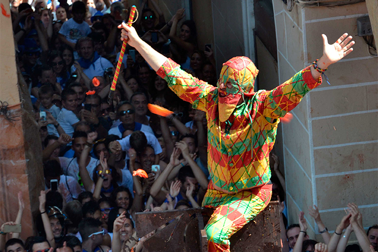 The traditional fiesta of the Cipotegato in Tarazona (Zaragoza, Aragon) The traditional fiesta of the Cipotegato in Tarazona (Zaragoza, Aragon)