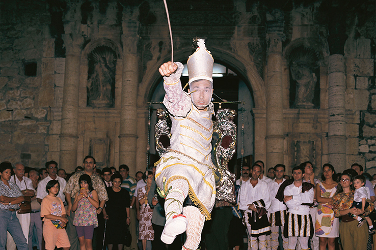 Dance of the Tornejants (Knights of Our Lady) in the fiesta of La Mare de Déu de la Salut Festival in Algemesí (Valencia) Dance of the Tornejants (Knights of Our Lady) in the fiesta of La Mare de Déu de la Salut Festival in Algemesí (Valencia)