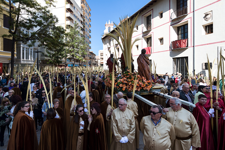 Palm Sunday procession during Easter Week in Gandía (Valencia) Palm Sunday procession during Easter Week in Gandía (Valencia)