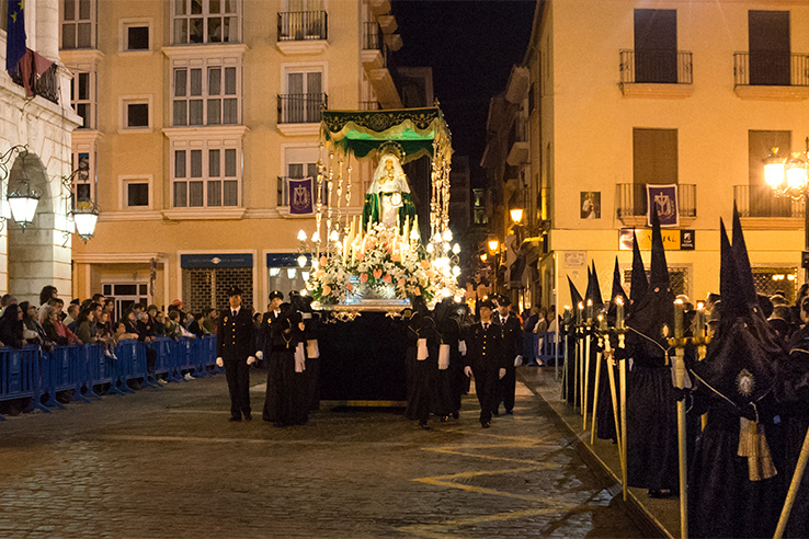 Procession during Easter Week in Gandía (Valencia) Procession during Easter Week in Gandía (Valencia)