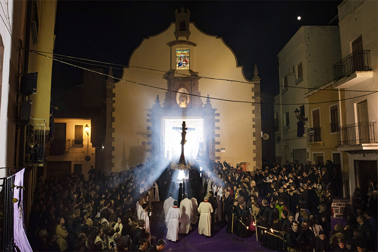 The Silent Procession during Easter Week in Sagunto (Valencia) The Silent Procession during Easter Week in Sagunto (Valencia)