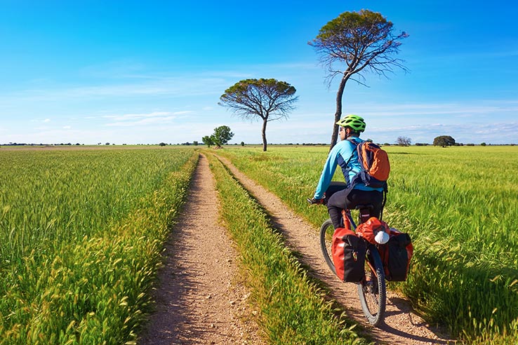 Bicycle on the Way of Saint James Bicycle on the Way of Saint James