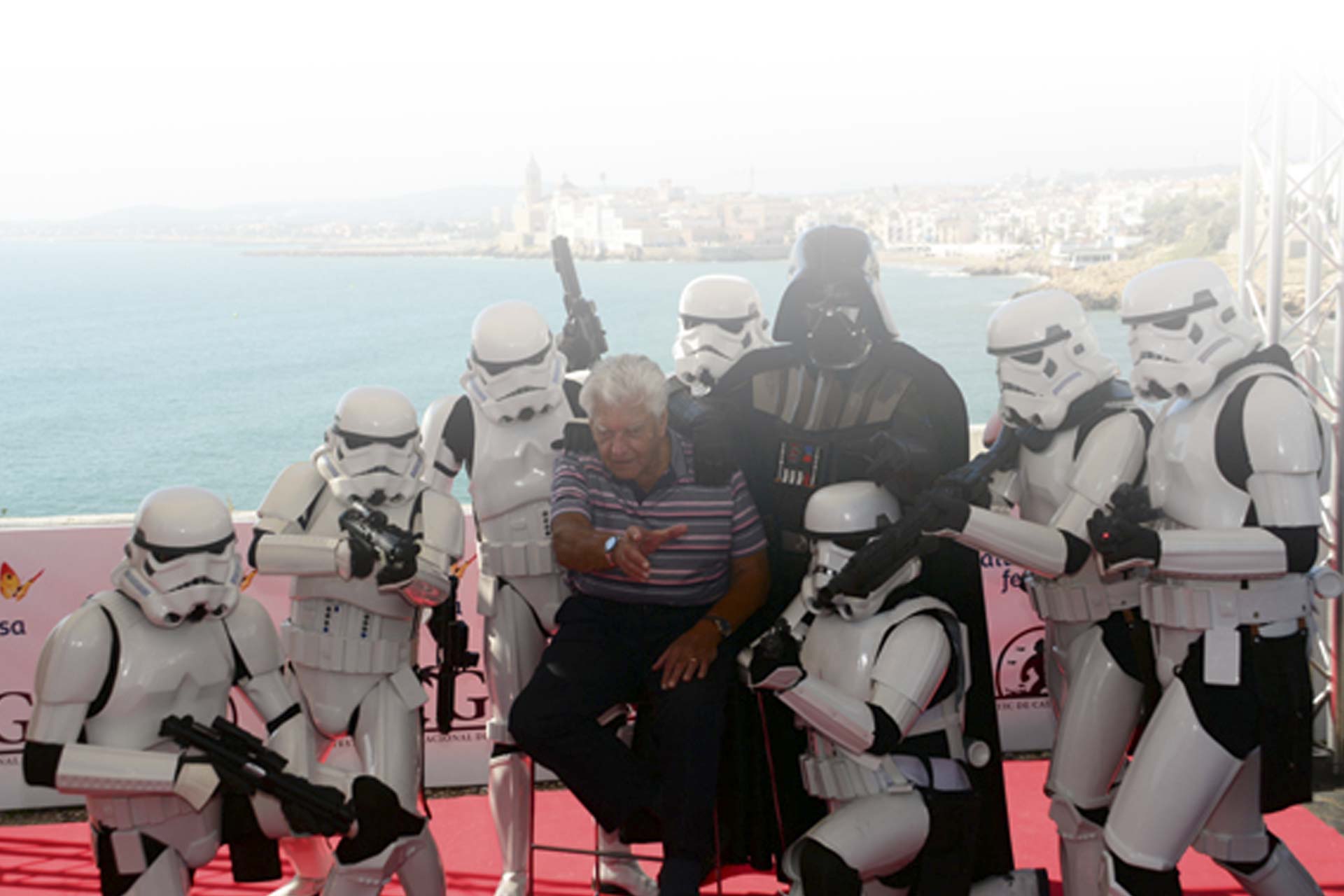 Photocall for «I am your father» by David Prowse