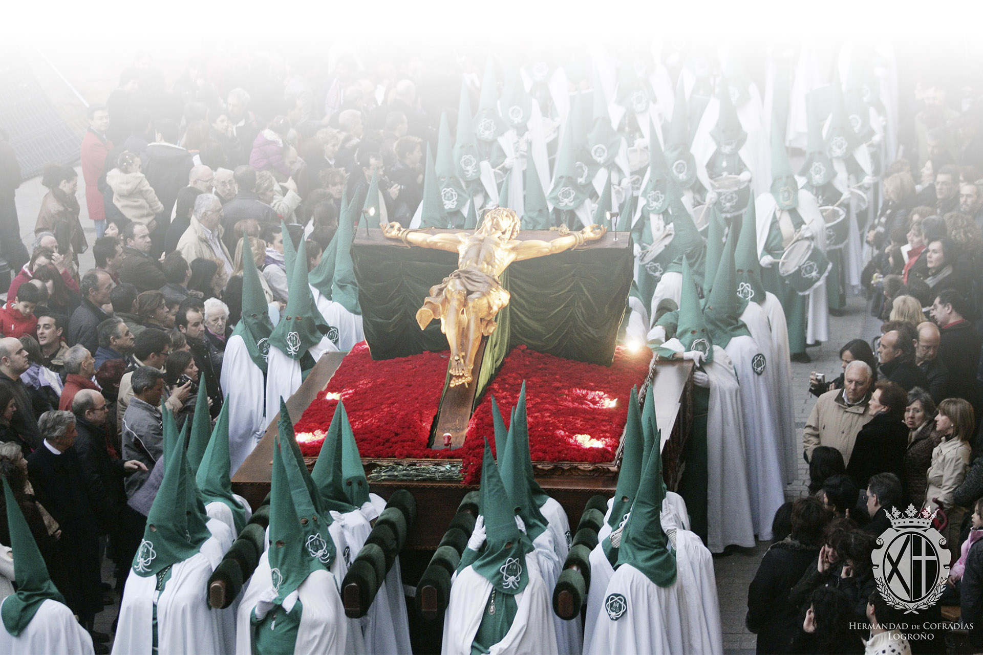 Laienbruderschaft der Sieben Worte mit dem Verstorbenen Christus, Karwoche in Logroño (La Rioja) Laienbruderschaft der Sieben Worte mit dem Verstorbenen Christus, Karwoche in Logroño (La Rioja)