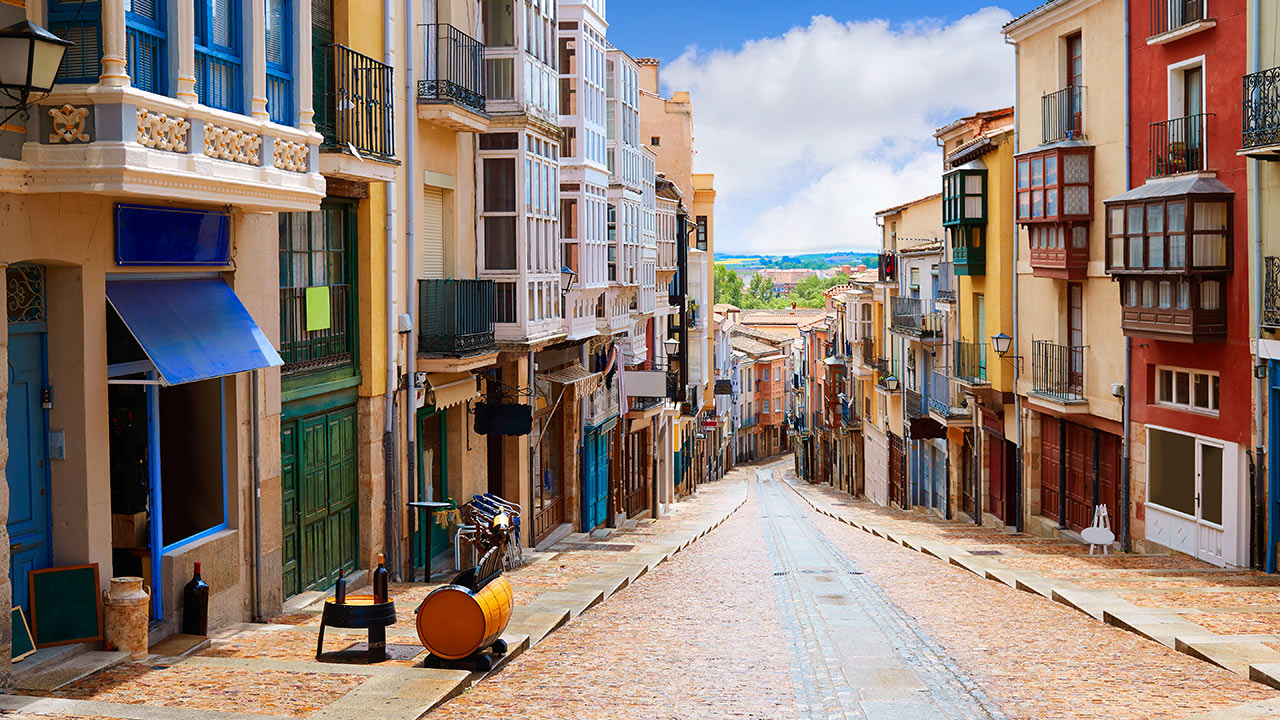 Calle Balborraz in Zamora Calle Balborraz in Zamora
