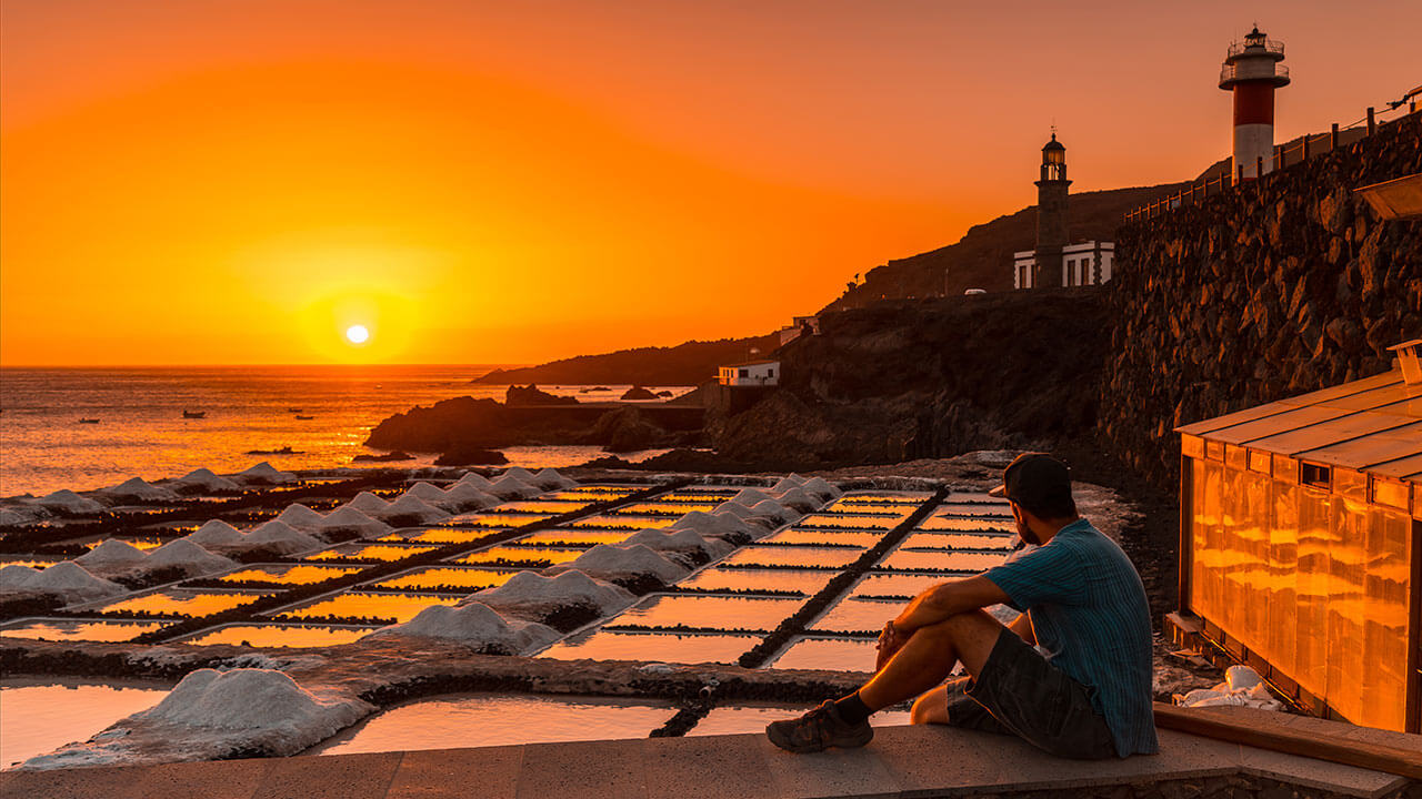 Salinas de Fuencaliente en la isla de La Palma Salinas de Fuencaliente en la isla de La Palma