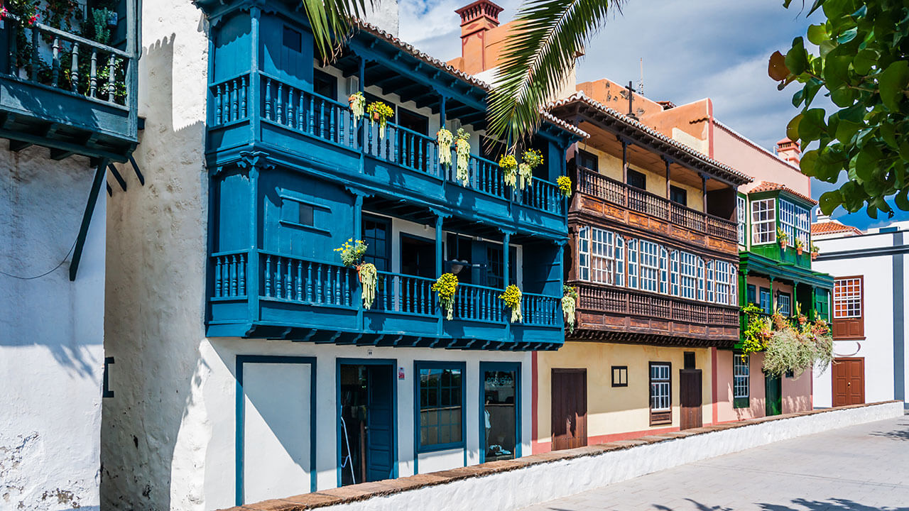 Balcones en Santa Cruz de la Palma, isla de la Palma Balcones en Santa Cruz de la Palma, isla de la Palma