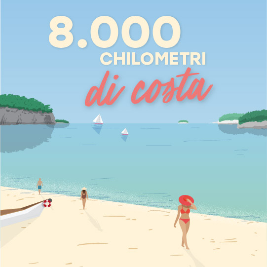 8.000 km di costa 8.000 km di costa