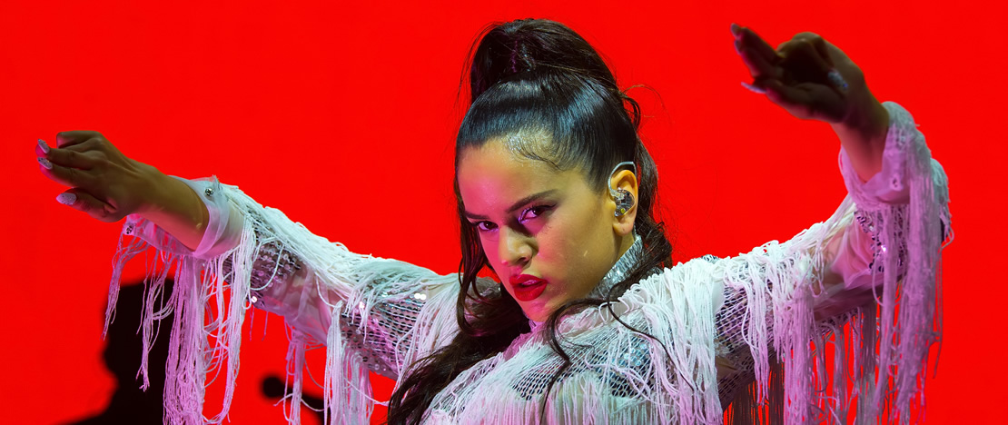 Rosalía on stage