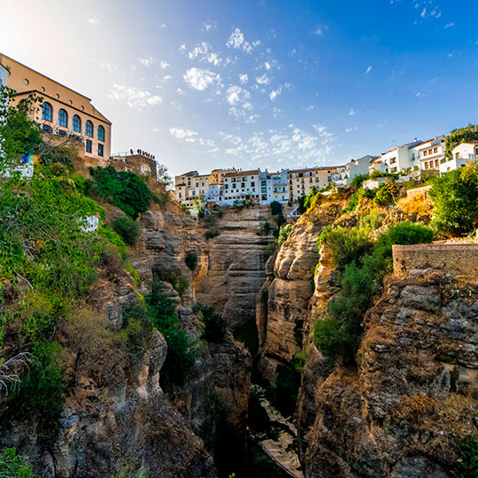Veduta generale della città di Ronda, Malaga