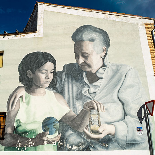 Illustrazione di un edificio sull’itinerario enoturistico di Cariñena
