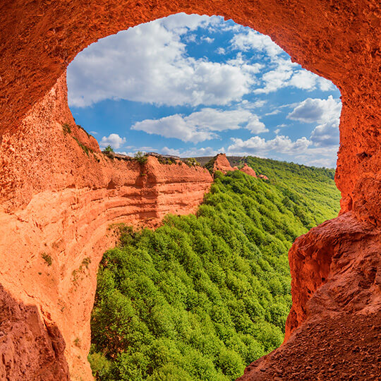 Rzymska kopalnia złota Las Médulas w León