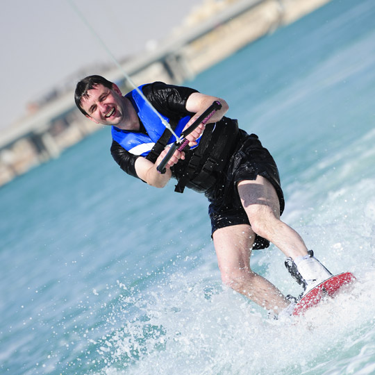 Kitesurfing