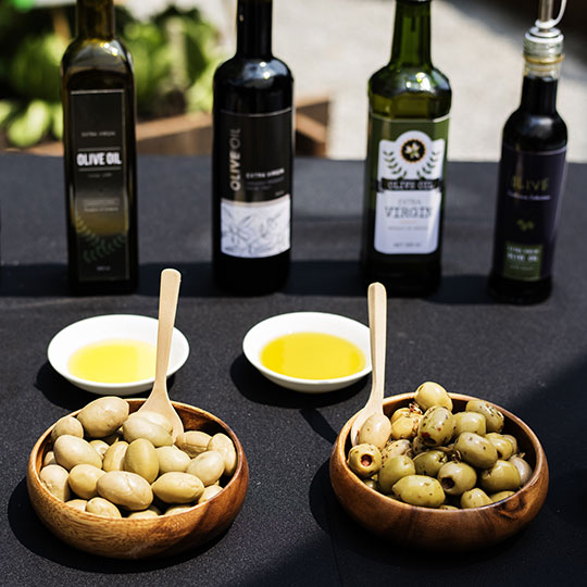 Degustazione di olio extravergine d'oliva