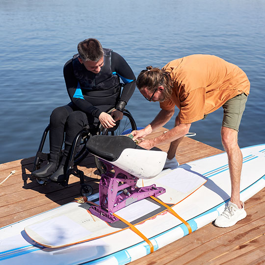Adapted surfing