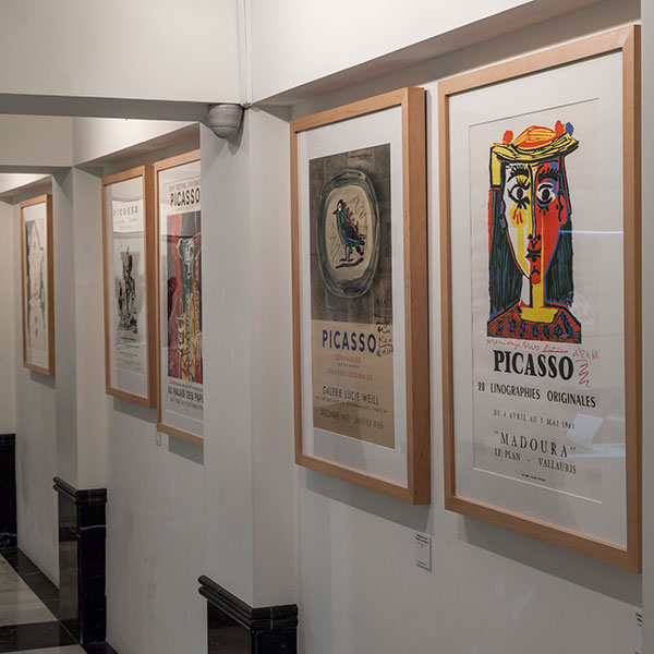 ピカソ美術館＝エウヘニオ・アリアス・コレクションの展示室の様子