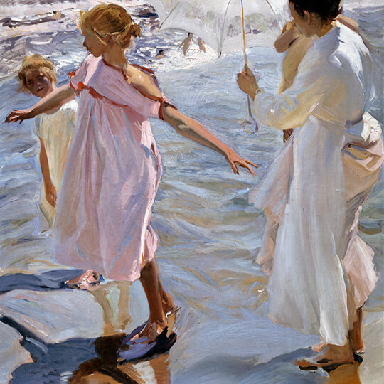 «L'ora del bagnetto», Joaquin Sorolla