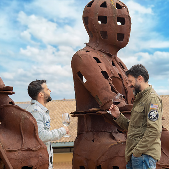 Degustazione di vino. Itinerario enoturistico della Navarra
