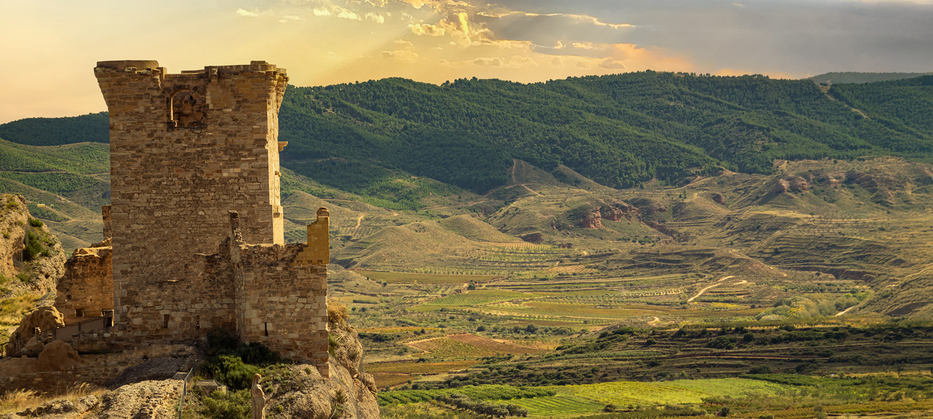Burg von Quel. Rioja Oriental