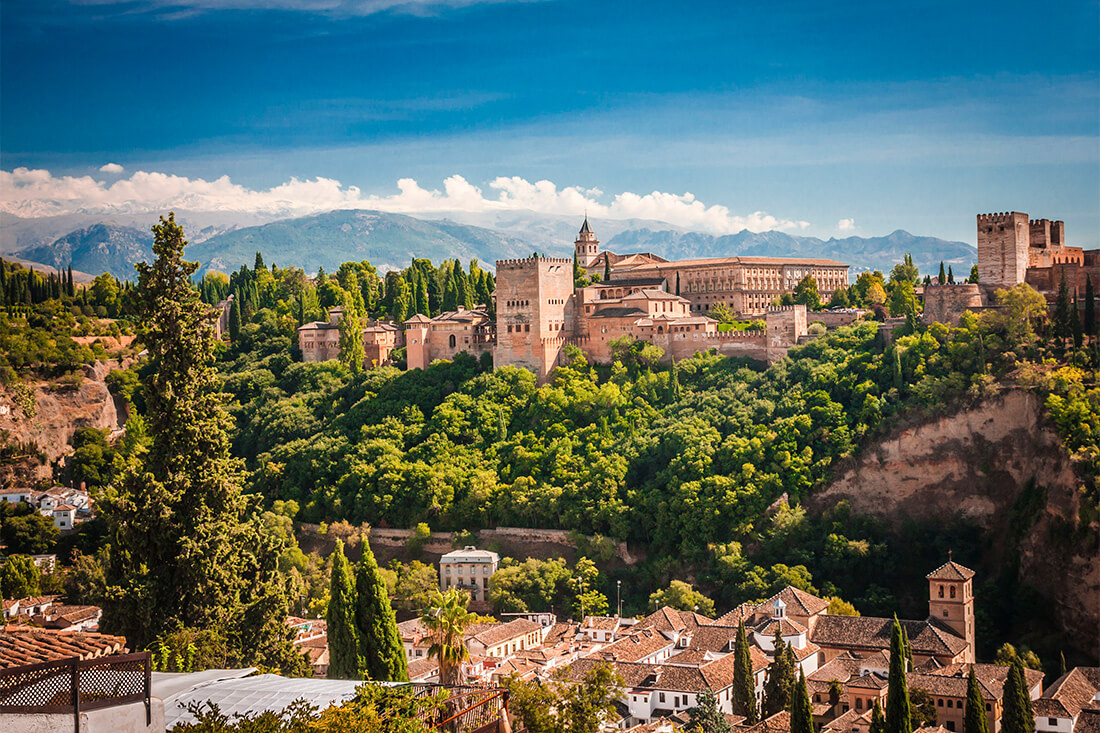 Vue de l'Alhambra de Grenade Vue de l'Alhambra de Grenade
