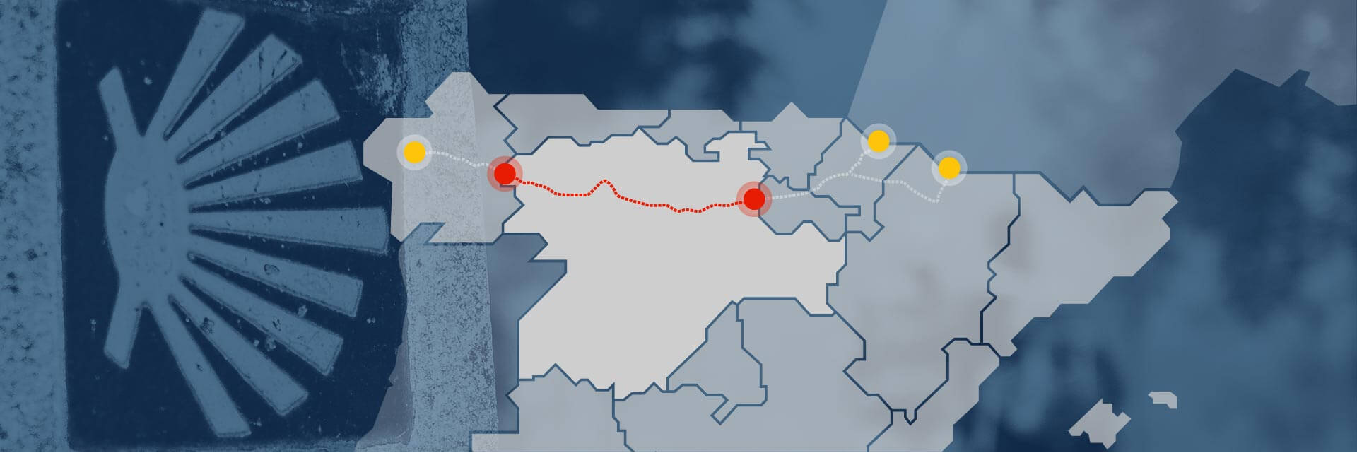 Étape du chemin de Compostelle français en Castille-León Étape du chemin de Compostelle français en Castille-León