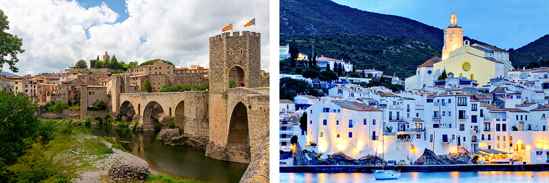 Besalú und Cadaqués
