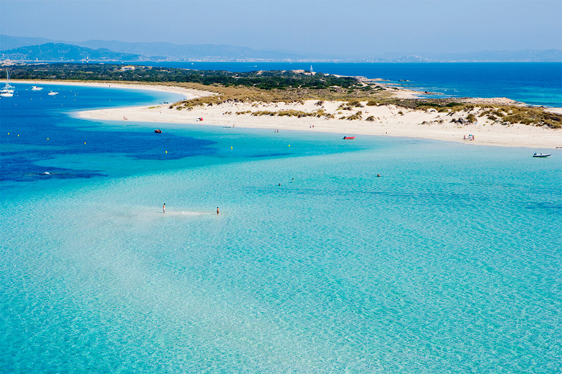 Playa Espalmador en Formentera Playa Espalmador en Formentera