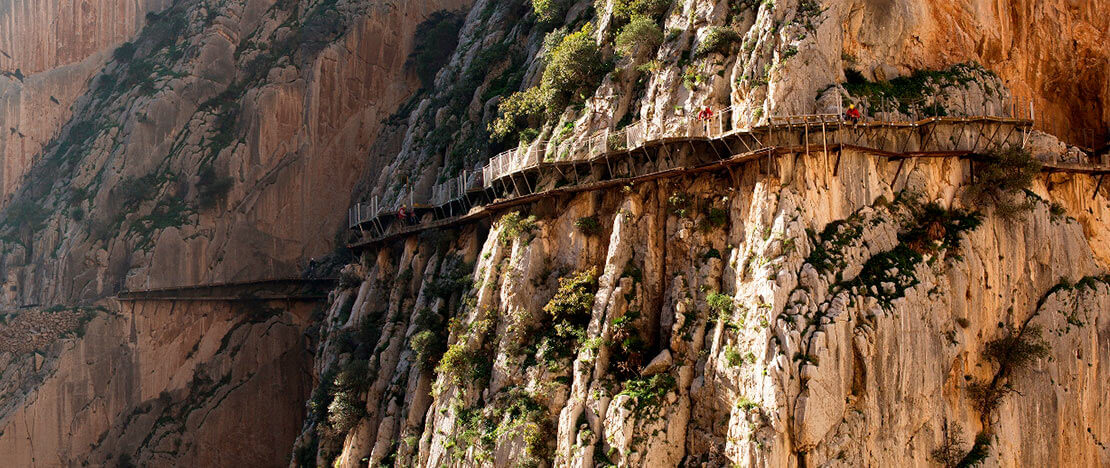 Passarelas do Caminito del Rey, em Málaga (Andaluzia) Passarelas do Caminito del Rey, em Málaga (Andaluzia)