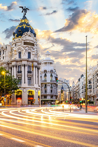 Gran Vía in Madrid Gran Vía in Madrid