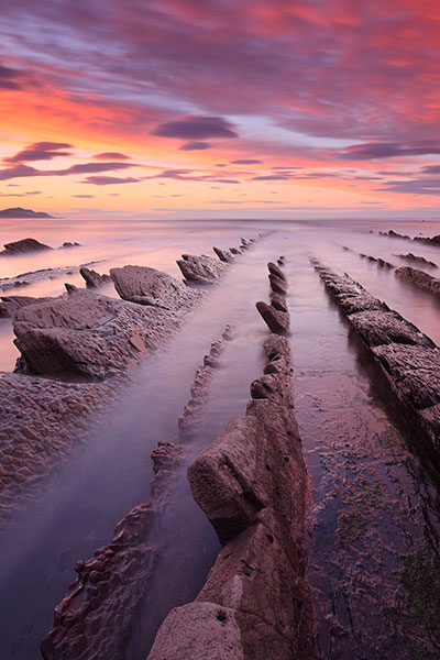Flysch formations in Zumaia (Gipuzkoa, Basque Country)