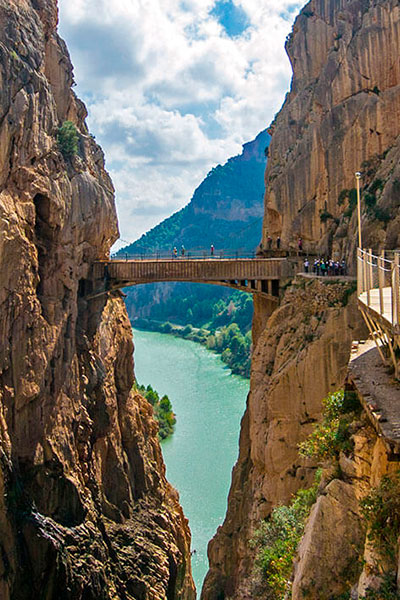 Caminito del Rey in Malaga, Andalusia Caminito del Rey in Malaga, Andalusia
