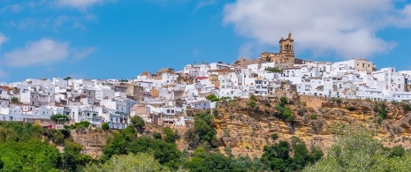 View of Arcos de la Frontera, Cadiz, Andalusia View of Arcos de la Frontera, Cadiz, Andalusia