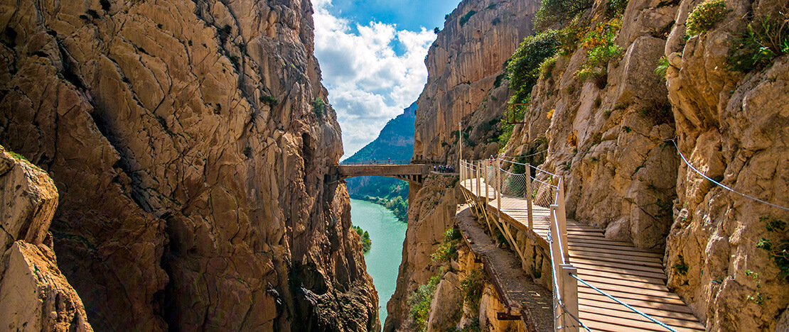 Part of the Caminito del Rey, Malaga Part of the Caminito del Rey, Malaga