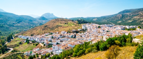 Widok na Carcabuey w Kordobie, Andaluzja Widok na Carcabuey w Kordobie, Andaluzja
