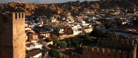 Vue panoramique de Guadix, Grenade Vue panoramique de Guadix, Grenade