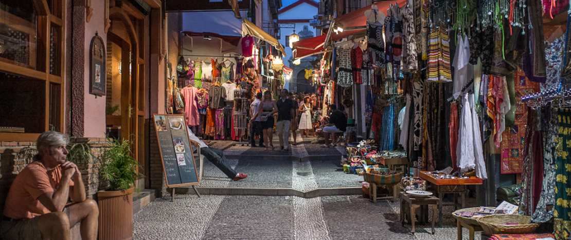 Street in La Alcaicería market, Granada, Andalusia Street in La Alcaicería market, Granada, Andalusia