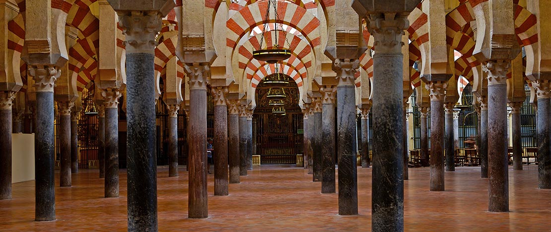 Interior of the Great Mosque-Cathedral of Córdoba Interior of the Great Mosque-Cathedral of Córdoba