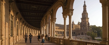 Plaza de España in Sevilla Plaza de España in Sevilla
