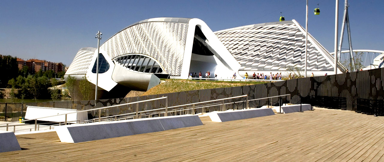 Bridge Pavilion, Zaragoza, by Zaha Hadid