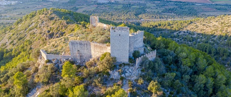 Templar castle Santa Magdalena de Pulpis in Castellón Templar castle Santa Magdalena de Pulpis in Castellón