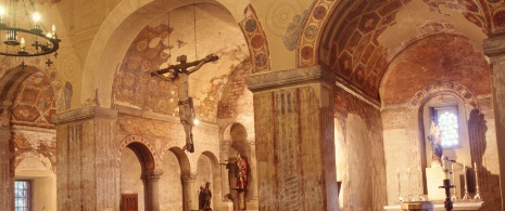 Interior of the church of San Julián de Prados Interior of the church of San Julián de Prados