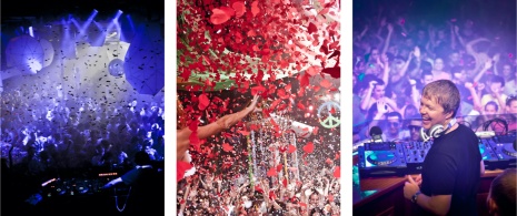 Abend in der Diskothek Pacha Ibiza Abend in der Diskothek Pacha Ibiza