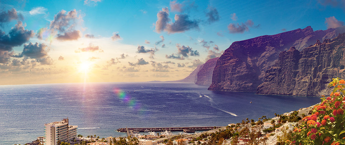 Scogliere Los Gigantes, Tenerife, Canarie Scogliere Los Gigantes, Tenerife, Canarie