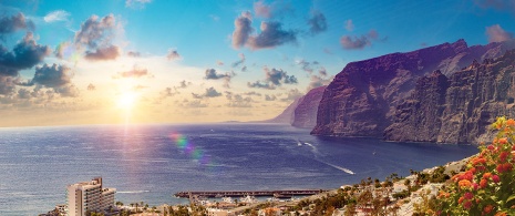 Scogliere Los Gigantes, Tenerife, Canarie Scogliere Los Gigantes, Tenerife, Canarie