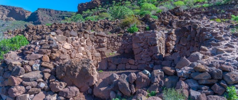 La Fortaleza site. Santa Lucía de Tirajana, Gran Canaria La Fortaleza site. Santa Lucía de Tirajana, Gran Canaria