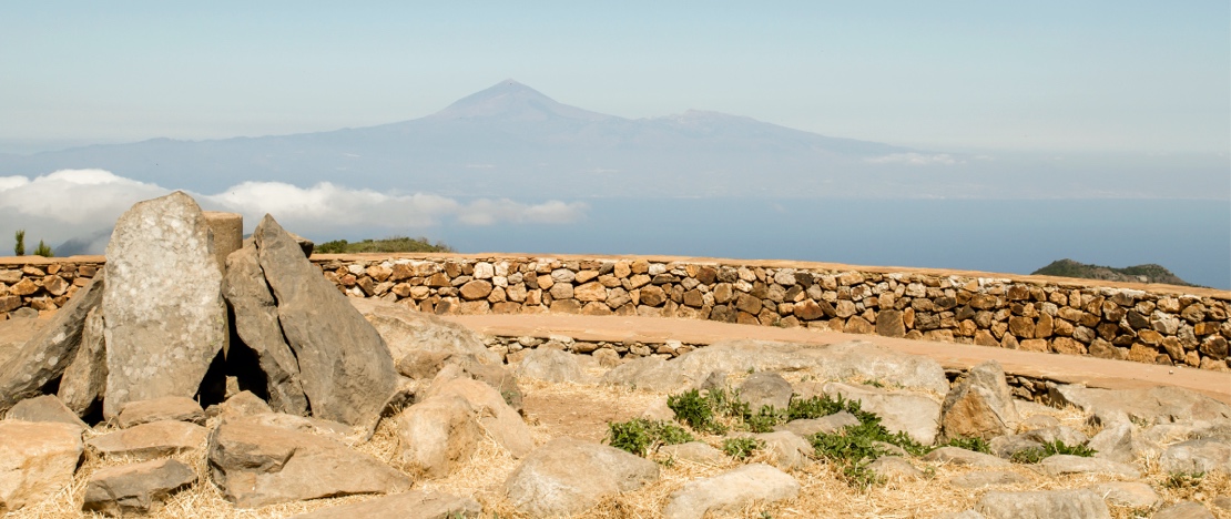 Sanctuaire guanche dans le parc national de Garajonay, La Gomera, îles Canaries